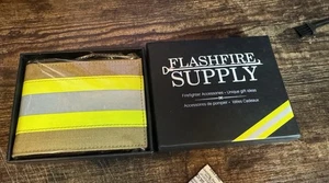 Cartera de bombero cinta reflectante, tela búnker, RFID, ignífuga NUEVO - Imagen 1 de 8