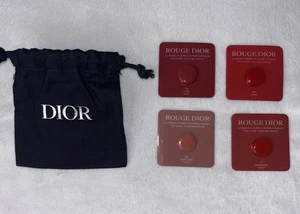 Dior Rouge Dior Lippenstift Probe Set 4 Farbtöne + Etui Strumpf Füller Geschenk - Bild 1 von 6