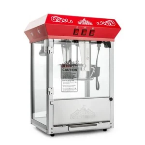 Olde Midway Popcorn Popper Machine 8-Oz Oil 850-W Vintage Countertop Metal Red - Picture 1 of 7
