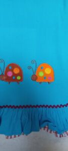 Mulberry St. Reversible Dress Girls Size 5 Corduroy Ladybug Embroidered 