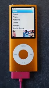 Apple iPod Nano 4th Gen 8GB A1285 - Orange - Picture 1 of 9