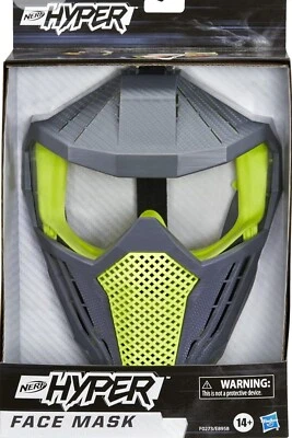 Маска для лица NERF Hyper зеленого и серого цвета для подростков и взрослых - Изображение 1 из 4