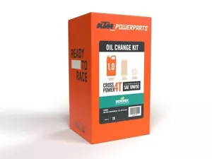 New KTM Cross Power 4T10W50 Oil Change Kit 16-22 250/350 SX-F XC-F XCF-W EXC-F - Picture 1 of 2
