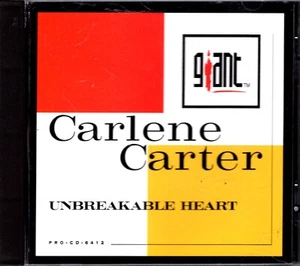 Carlene Carter - Unbreakable Heart - PROMO CD Single - Picture 1 of 2
