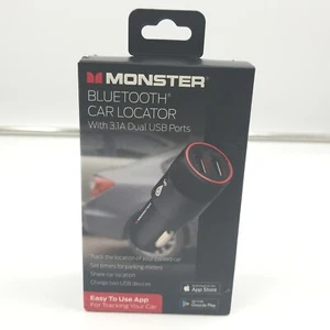 Monster Genuine Original Wireless Car Locator with Dual USB Ports Charger New - Picture 1 of 9
