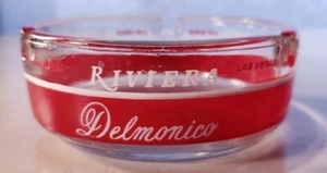 Vintage Riviera Hotel Las Vegas Glas Aschenbecher. Delmonico, Cafe Noir, Leuchtturm - Bild 1 von 9