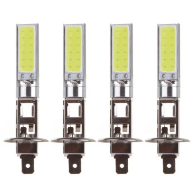 4x White H1 LED Headlight High Low Beam Light SMD Bulbs Vehicle Lamp 100W - Image 1 of 4