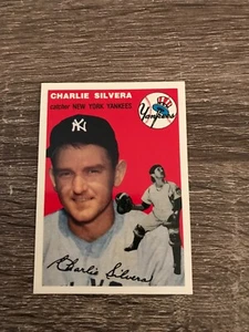 CHARLIE SILVERA 1994 TOPPS ARCHIVES THE ULTIMATE 1954 SET #96 MINT REPRINT - Picture 1 of 2