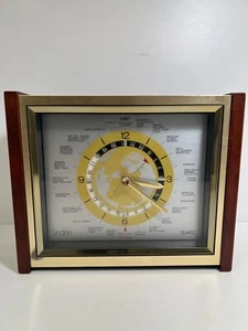Linden Quartz World Time Clock "Citation" - Style No. 925 - Picture 1 of 9