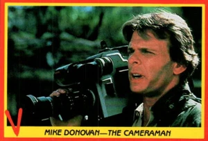 Tarjeta coleccionable Fleer V 1984 serie de televisión mini serie #16 Mike Donovan -- The Camarman - Imagen 1 de 2