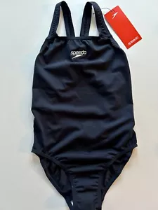 SPEEDO ENDURANCE AZUL MARINO UK 6/28" TRAJE DE BAÑO / TRAJE DE BAÑO NUEVO CON ETIQUETAS - Imagen 1 de 3