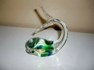 ~MURANO KUNSTGLAS~MUNDGEBLASEN~WAL~ITALIEN~ORIGINAL ETIKETT~FIGUR BRIEFBESCHWERER 6" - Bild 1 von 10