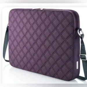 Belkin 16″ Quilted Laptop Notebook Bag Purple Eggplant 12 X 16 Career Office - Picture 1 of 11