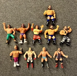 Awesome Vintage Old School Hasbro & Just Toys WWF And Galoob WCW Action Figures! - Picture 1 of 2