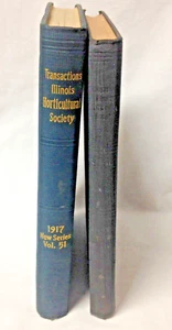 Transaktionen der Illinois State Horticultural Society Bücher 1917 und 1946 - Bild 1 von 9