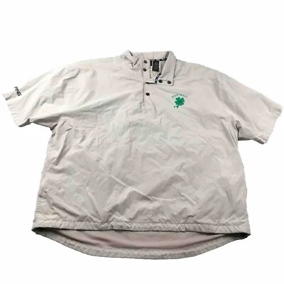 Ping Windbreaker Mens XL Beige Pat Mac Mesh Lined Short Sleeves Pullover Jacket - Image 1 of 4