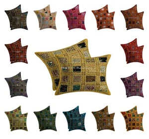 Funda de Cojín Patchwork Bohemia Funda de Almohada Hippie Gitana Decoración del Hogar - Imagen 1 de 63