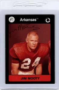 1991 Collegiate Collection Auto #94 Jim Mooty El Dorado Arkansas Razorbacks - Imagen 1 de 2