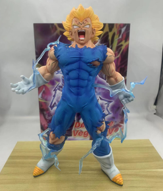 Official SSj2 Goku x Tonsen Arttoys Majin Vegeta The Vegeta head does