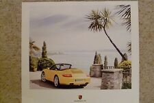 2006 Porsche Carrera Cabriolet Showroom Advertising Poster RARE Awesome L@@K