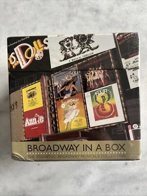 Broadway in a Box: 25 Cast Recordings (CD, 2012) New Sealed Hair Gypsy Cabaret - Image 1 of 4
