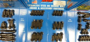 ARP 534-9701 Chevy Small Block Engine Accessory Bolt Kit Black Oxide 12 pt Head - Picture 1 of 4