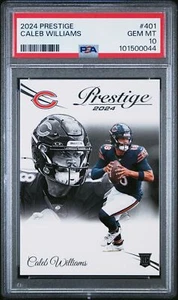 Caleb Williams 2024 Panini Prestige #401 Chicago Bears Rookie Card PSA 10 - Foto 1 di 2