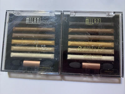 2X Milani Runway Eyes Fashion Eyeshadow 07 Ready To Wear Scratches On Case Seal - Image 1 of 2