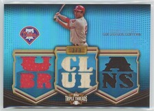 CHASE UTLEY 2010 TOPPS TRIPLE THREADS SAPPHIRE GU RELIC “UCLA BRUINS” #3/3 TTR-4