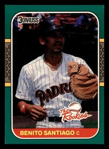 Benito Santiago 1987 Donruss The Rookies #44 San Diego Padres NM-MINT - Picture 1 of 2