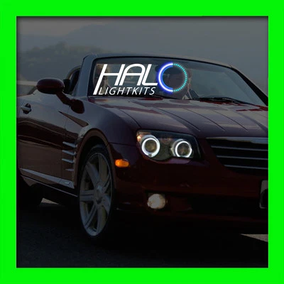 Oracle Lighting 04-08 Chrysler Crossfire WEISSES PLASMA LED Licht Halo Ring Set - Bild 1 von 4