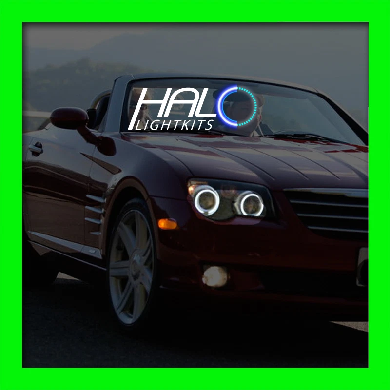 Oracle Lighting 04-08 Chrysler Crossfire WEISSES PLASMA LED Licht Halo Ring Set - Bild 1 von 4