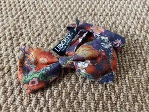 VINTAGE LIBERTY DECADENT ANTIQUE DEALER DANDY BOW TIE - Picture 1 of 4
