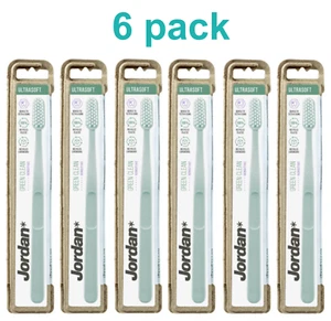 6er Pack Zahnbürste JORDAN GREEN CLEAN SENSITIVE, ultra soft - Bild 1 von 4