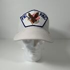 Chapeau vintage FIC PAC Fleet Intelligence Center Pacific Adj casquette blanc - très bon état + cond