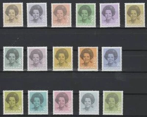 Nederland Postfris 1981 MNH 1237-1252 - Koningin Beatrix in zwart - Bild 1 von 1