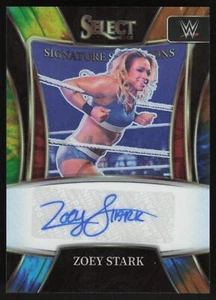 Zoey Stark 2022 Panini Select WWE # SN-ZST Signature Selections Tie-Die Prizm - Picture 1 of 1