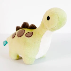 Bellzi Bronti Brontosaurus Verde Marrón Manchas 8" Peluche Bebé Juguete Peluche - Imagen 1 de 7