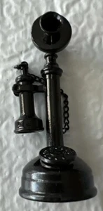 Die-Cast Miniature Antique Finished Telephone Pencil Sharpener Blk - Picture 1 of 5