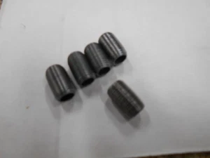 *5 PACK 1/4" X CLOSE BLACK STEEL PIPE NIPPLES FREE SHIPPING  - Picture 1 of 3