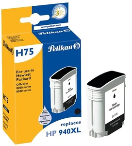 Pelikan Patrone H75 für HP 940XL bk OfficeJet 8000 etc. Black - Bild 1 von 2