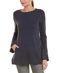 NIC+ZOE 294310 Mujer Ojal Puño Top, Índigo Oscuro, X-Pequeño - Imagen 1 de 2