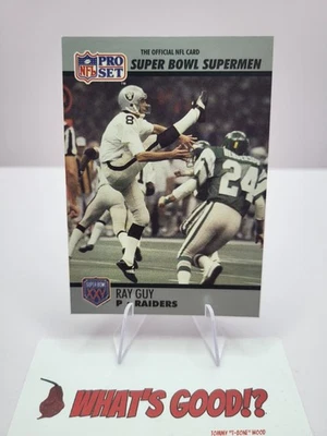 1990 Pro Set Super Bowl XXV Silver Anniversary - Ray Guy #116 - Image 1 of 3
