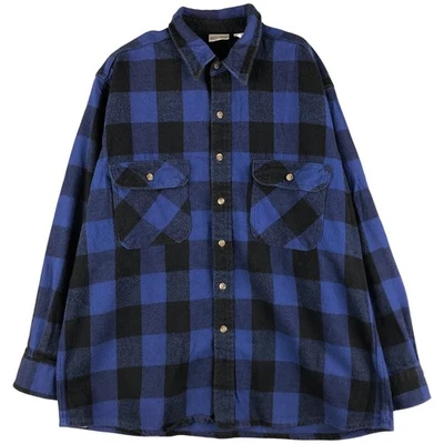 Used Field & Stream long-sleeved flannel check shirt men's size XL - Image 1 of 4