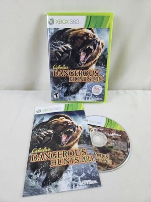Cabelas Dangerous Hunts 2013-Microsoft Xbox 360- CIB Complete Tested Video Game  - Image 1 of 4