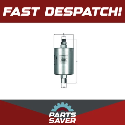 Filtro de combustible compatible con PORSCHE 911 CARRERA 3.2 83 a 89 Mahle 92811025300 92811025304 Foto 1 de 4