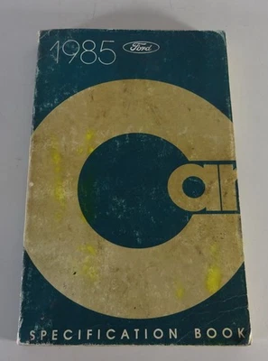 Libro Tabelle Ford MUSTANG, Thunderbird, Capri, Escort, Town Car , Ecc. My 1985 - Immagine 1 di 4