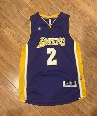 Lonzo Ball Jersey Los Angeles Lakers #2 size Large Fanatics Dri-fit - Image 1 of 4