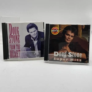 2FER Super Hits & From the Heart by Doug Stone 2CD VERY GOOD & VERY GOOD - Foto 1 di 5