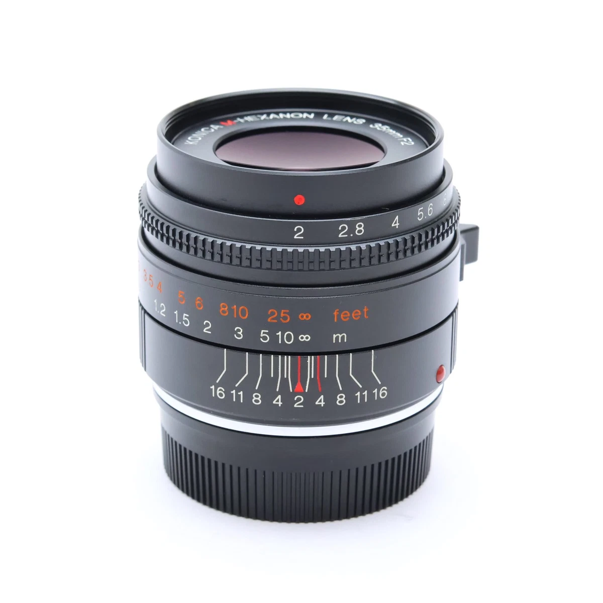 レンズ(単焦点) KONICA HEXANON 1:2.8 f=35mm KONISHIROKU HEXANON 1:2.8 f=35mm の展示中 || Museum of MOR
